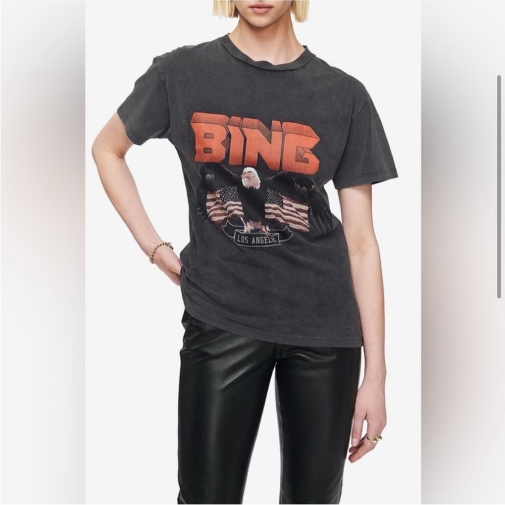 Anine Bing Vintage Bing Eagle Tee Shirt